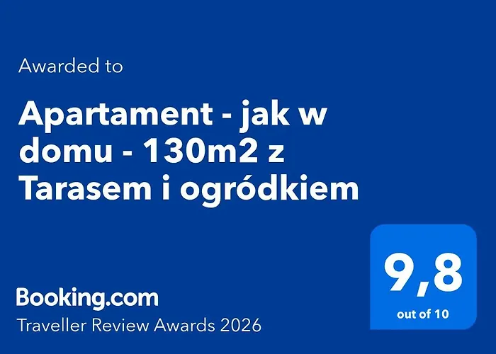 - W Domu - 130m2 Z Tarasem I Ogródkiem Apartament